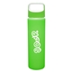 aerial view a apple h2go inspire 18 oz glass water bottle with handle - apple, image 1 of 3