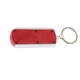 aerial view a trans red voyager slim keyholder keylight with bright white led light, image 1 of 3