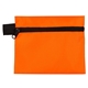 aerial view a orange sanitime plus 9 piece hand sanitizer healthy living pack in zipper kit components inserted into zipper kit, image 1 of 2