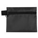 aerial view a black safety zip 10 piece hand sanitizer healthy living pack in zipper kit components inserted into zipper kit, image 1 of 2
