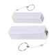 aerial view a white in - style - 2200mah power bank, image 1 of 2