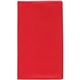 a red standard vinyl monthly pocket planner
