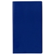 a royal blue standard vinyl monthly pocket planner