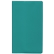 a teal standard vinyl monthly pocket planner