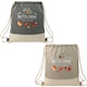 Promotional Split Recycled Cotton Drawstring Bag