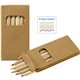 Promotional Six Color Wooden Pencil Set In Box