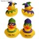 a assorted only - may vary mardi gras rubber duck