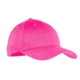 aerial view a neon pink port company(r) - youth six - panel twill cap, image 1 of 2