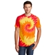 aerial view a blaze rainbow port company(r) tie - dye tee - colors, image 1 of 6