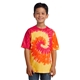 aerial view a blaze rainbow port company(r) youth tie - dye tee, image 1 of 5