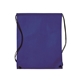 aerial view a reflex blue non woven sport drawstring backpack, image 1 of 3