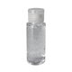 Promotional 2 oz Unscented Clear Sanitizer in Cylinder Bottle w / Clear Flip Top