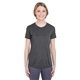 Promotional UltraClub Ladies Cool Dry Heathered Performance T - Shirt