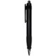 a black xl jumbo retractable pen with rubber grip