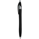 a black silhouette metallic - retractable ball point pen