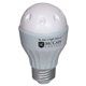 aerial view a gray led light bulb stress reliever, image 1 of 2