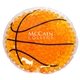 aerial view a orange basketball hot / cold pack, image 1 of 2
