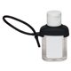 aerial view a black caddy strap 1 oz hand sanitizer, image 1 of 2