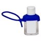 aerial view a blue caddy strap 1 oz hand sanitizer, image 1 of 2