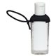 aerial view a black caddy strap 2 oz hand sanitizer, image 1 of 2