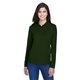 aerial view a forest gren 630 core365 ladies pinnacle performance long - sleeve piqu polo, image 1 of 7
