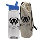 Promotional 26 oz Flair Bottle In A Cotton Tote With Flip Straw Lid