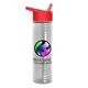 Promotional 24 oz Slim Fit Bottle With Flip Straw - Digital