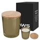 Promotional Aws Bamboo Soy Candle