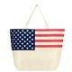 Promotional Non - Woven American Flag Tote Bag