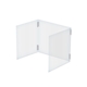 Promotional 23.5 X 23.5 3- Panel Desk Shield With Hinges