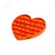 Promotional Orange Heart Fidget Toy