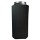 aerial view a black 16 oz foam tall boy coolie can insulator, image 1 of 2
