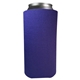 aerial view a purple 16 oz foam tall boy coolie can insulator, image 1 of 2