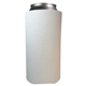 aerial view a white 16 oz foam tall boy coolie can insulator, image 1 of 2