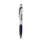 aerial view a dark blue white crest grip pen, image 1 of 2