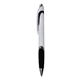 aerial view a black white crest grip pen, full color digital, image 1 of 2