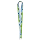 aerial view a any color mcgill 1 textured polyester multi - color sublimation lanyard, image 1 of 5