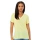 Promotional BELLA + CANVAS - Womens Relaxed Triblend Short Sleeve V - Neck Tee - 6415