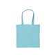aerial view a teal personalized tote bags, image 1 of 2