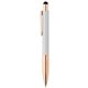 Promotional Baltic Softy Rose Gold Pen w / Stylus - ColorJet