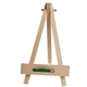 aerial view a natural wooden easel phone holder, image 1 of 4