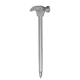 aerial view a silver hammer tool shaped ballpoint pen, image 1 of 2