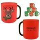 8 oz Holiday themed Reindeer Mug