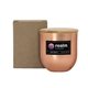 8 oz White Wax Metallic Candle with Wood Lid
