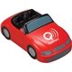 a red convertible car stress reliever