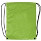 aerial view a lime nylon multi color drawstring cinch closure backpack 13.5 x 16.5, image 1 of 2