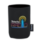 aerial view a black koozie(r) magnetic can cooler, image 1 of 6
