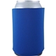 a royal blue collapsible foam can cooler