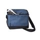 aerial view a blue strand snow canvas lunch cooler bag, image 1 of 3