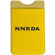 a yellow fabric mobile phone wallet